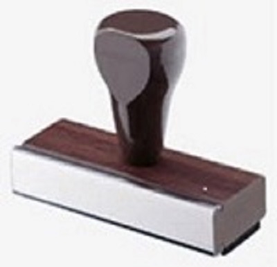 Rubber Stamp 2" X 1 3/4"